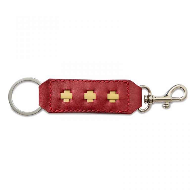 ruby red key rings and clasp
