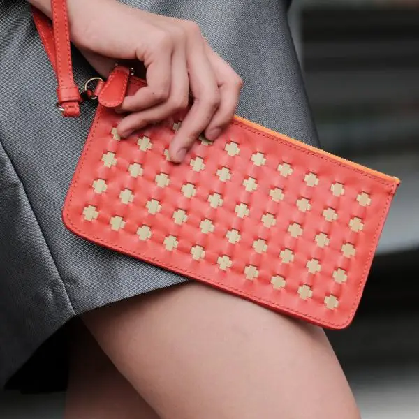 Ruby Red Clutch