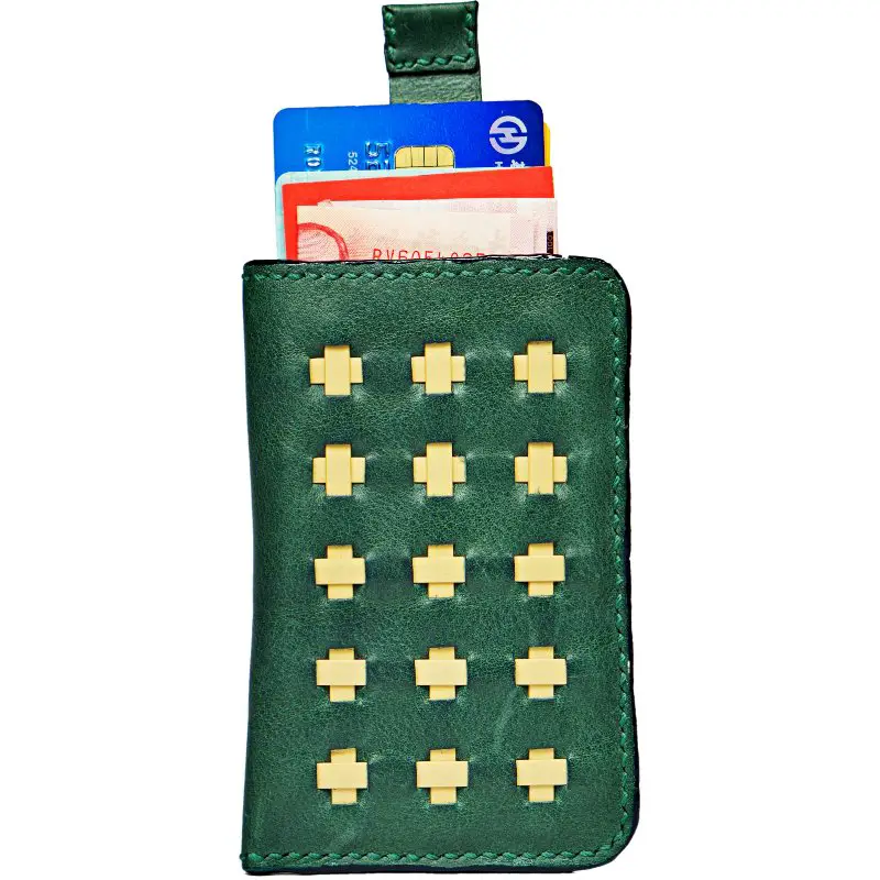 green wallet openup whole