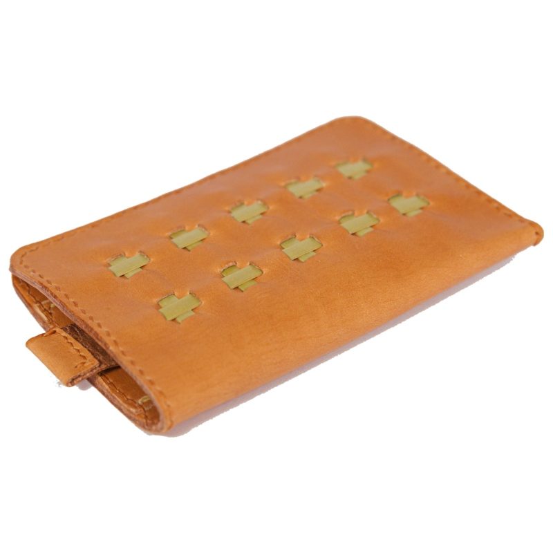 slim wallet hazelnut brown