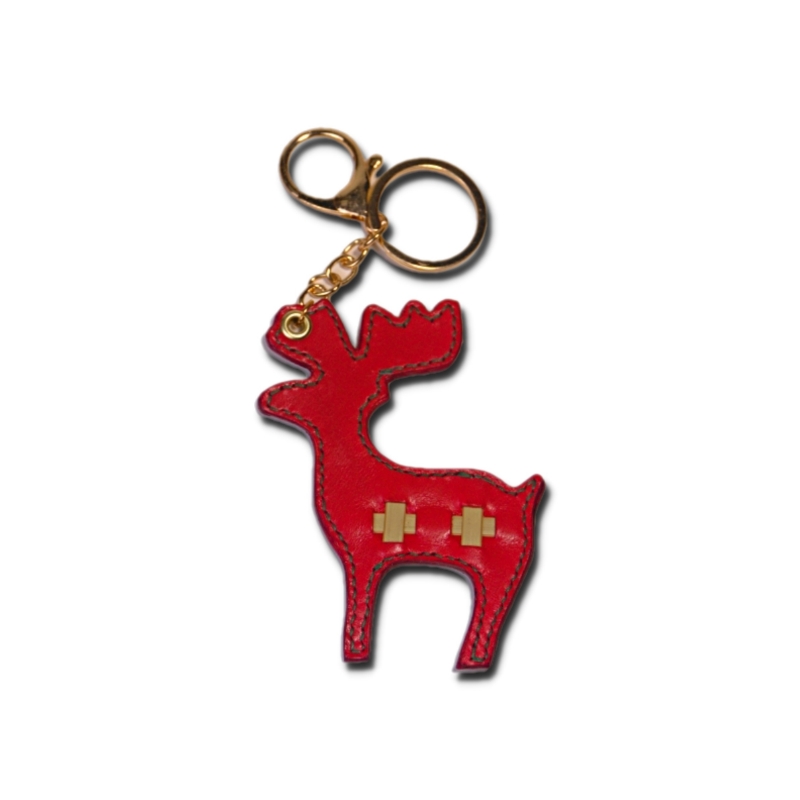 reindeer purse charm