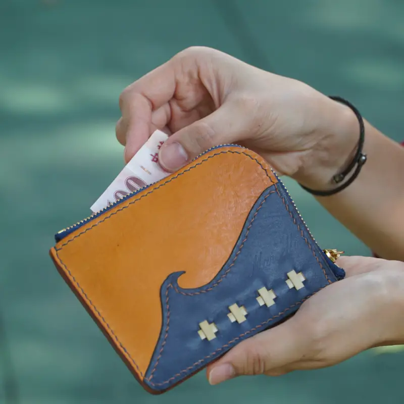 l shaped wallet