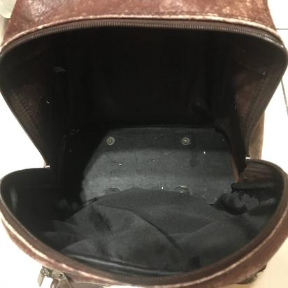 Help!!! Apple leather care conditioner ruined my LV backpack
